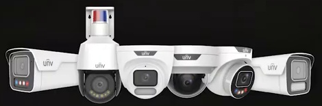 Zes Uniview-camera's: bullet-, dome- en PTZ-modellen